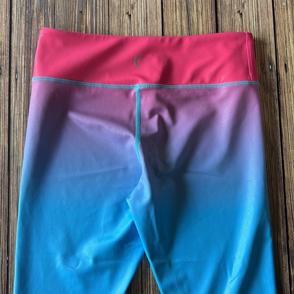 Zyia Girls Pink & Blue Ombré Leggings 10-11 - Picture 4 of 6